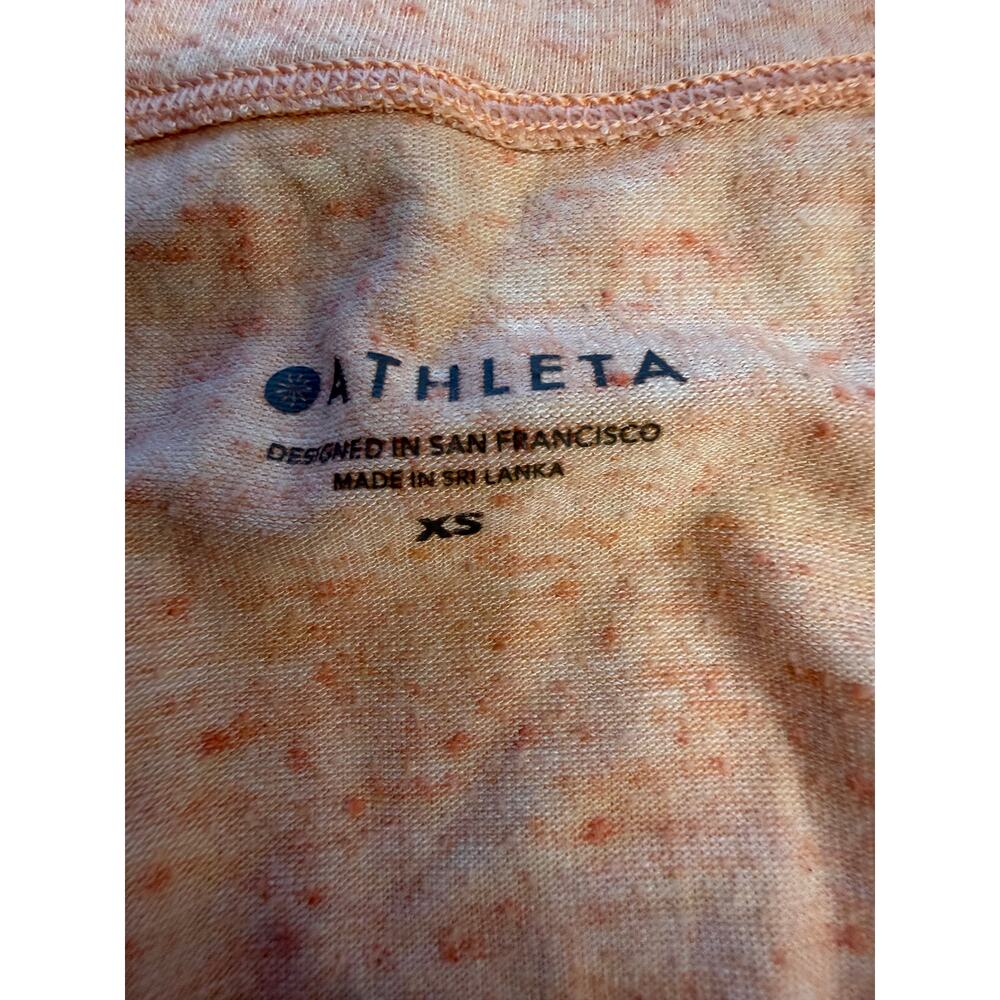 Athleta Womens Sz XS (Oversized) Peach Salmon Basic Tank Top Activewear - Picture 3 of 6